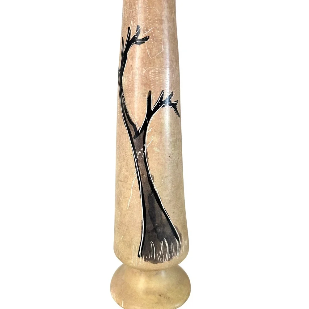 Vintage Hand Carved Soapstone Giraffe 8.5
